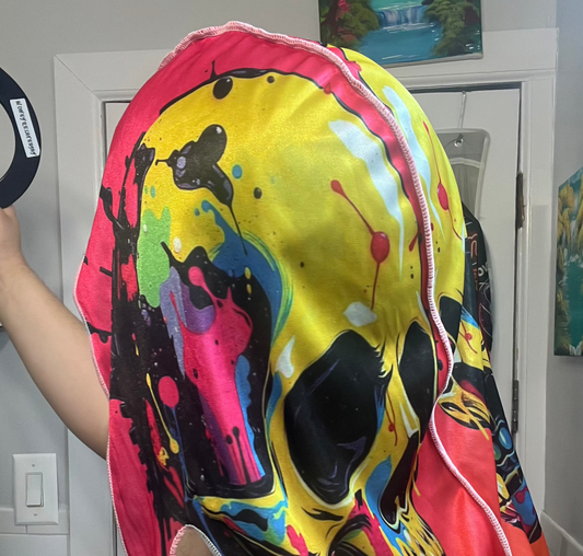 Skull Design Durag